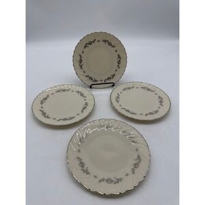 LENOX ROSEMONT 6 3/8"‎ BREAD AND BUTTER PLATES  Lot of 4